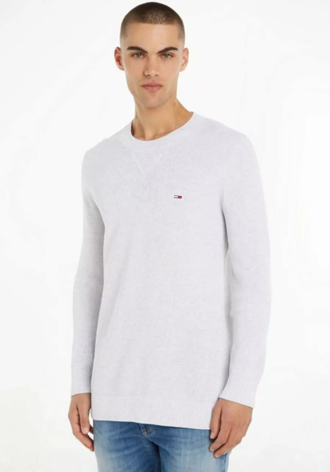 Tommy Jeans Rundhalspullover TJM REG ESSENTIAL WAFFLE SWEATER günstig online kaufen