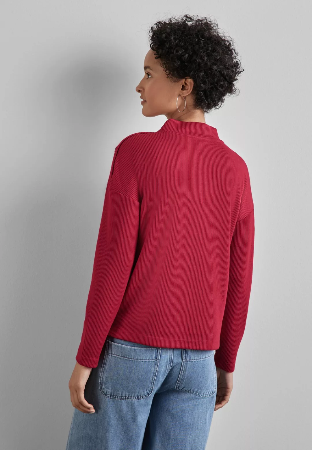 STREET ONE Langarmshirt, mit Turtleneck günstig online kaufen