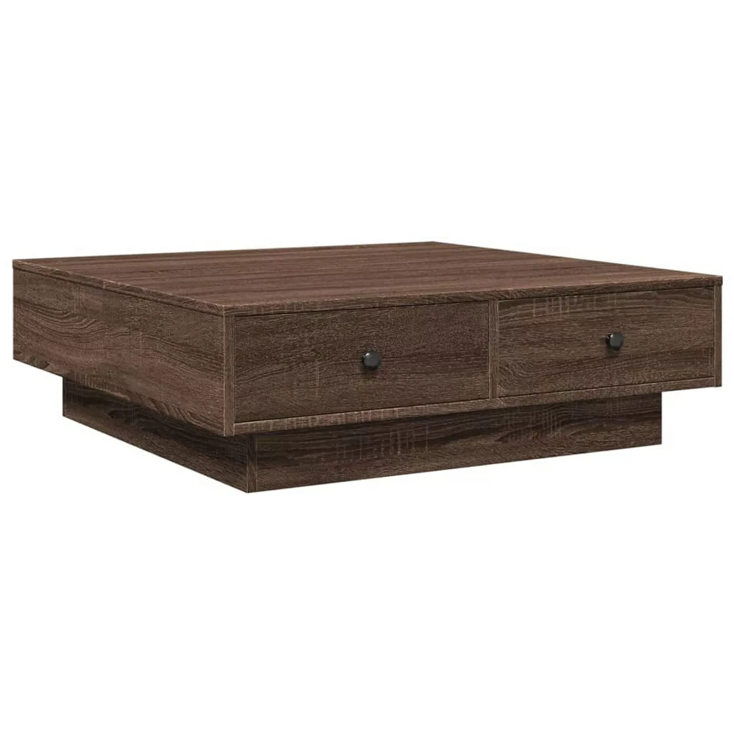 vidaXL Couchtisch Braun Eichen-Optik 90x90x28 cm Holzwerkstoff günstig online kaufen