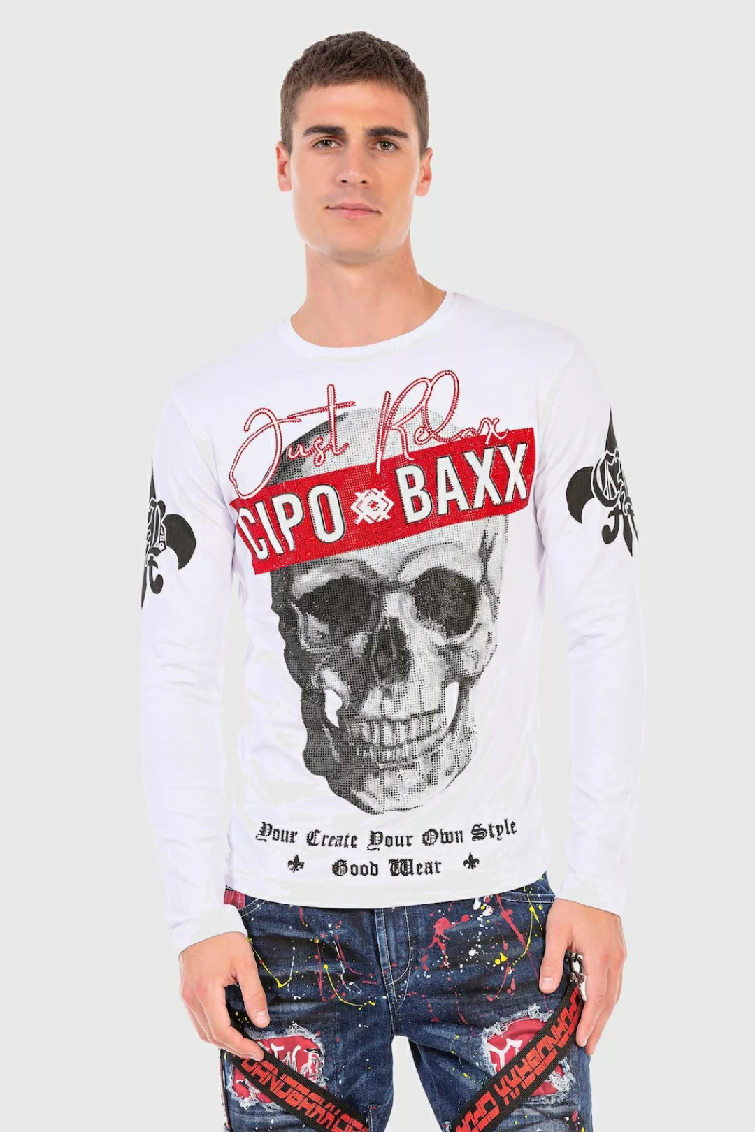 Cipo & Baxx T-Shirt "Sweatshirts", mit coolem Print günstig online kaufen