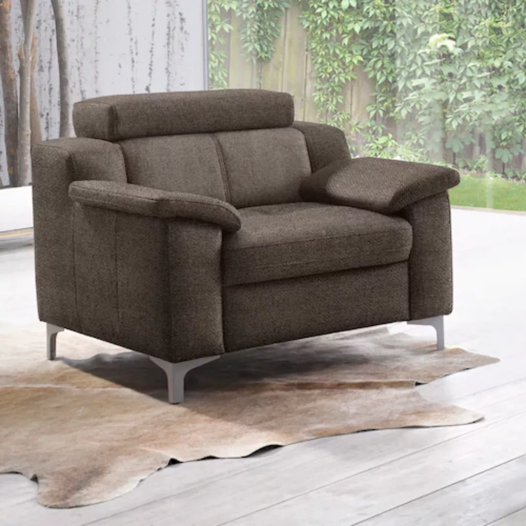 exxpo - sofa fashion Sessel »Florenz, Loungesessel, Relaxsessel mit hohem S günstig online kaufen