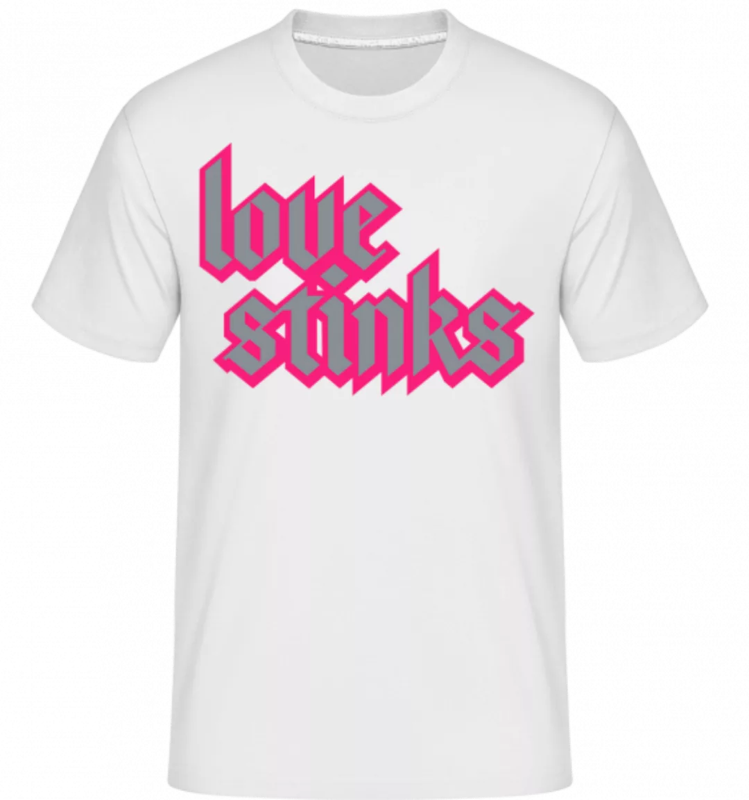 Love Stinks Lettering · Shirtinator Männer T-Shirt günstig online kaufen