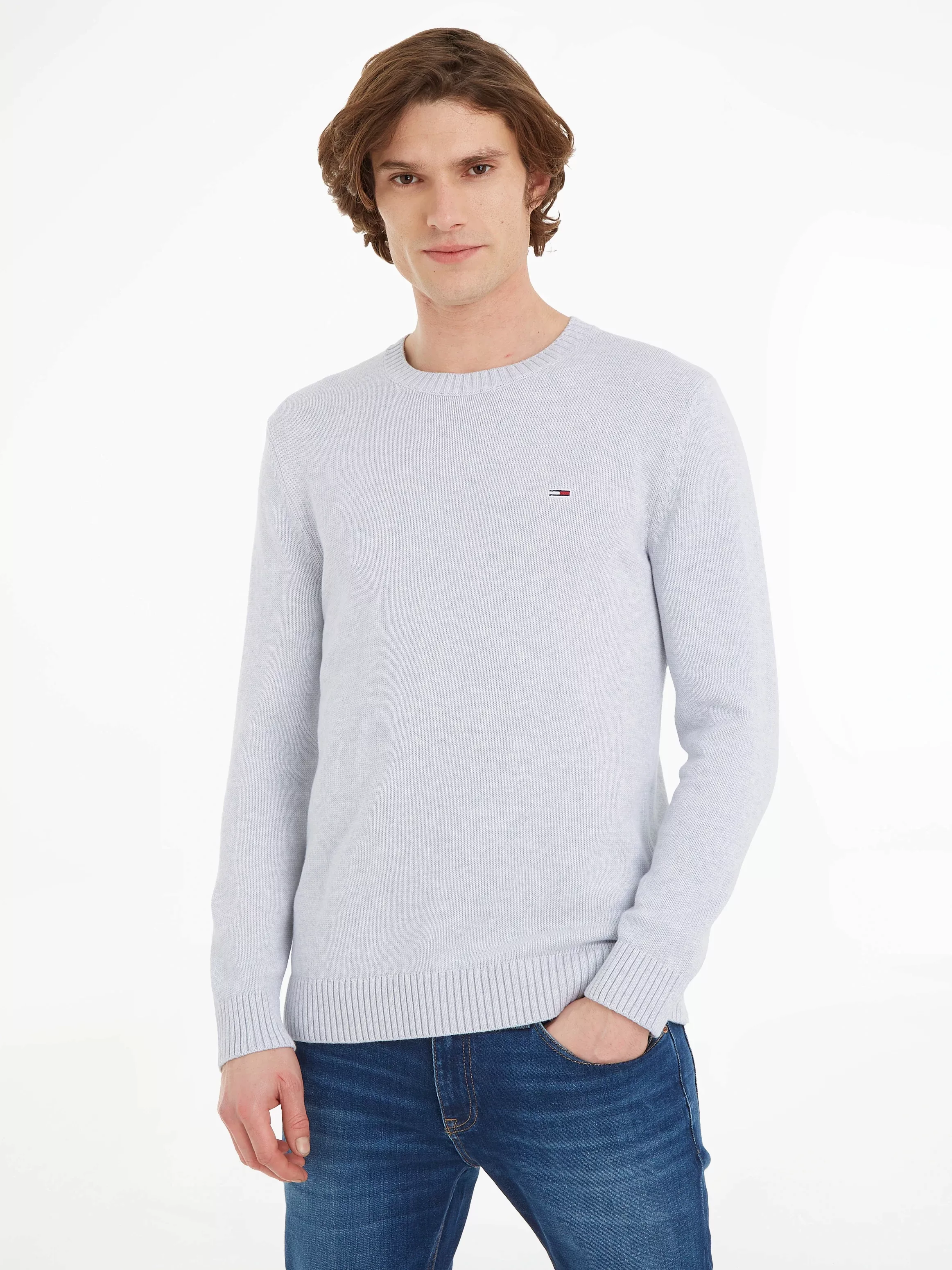 Tommy Jeans Strickpullover "TJM ESSENTIAL CREW NECK SWEATER" günstig online kaufen