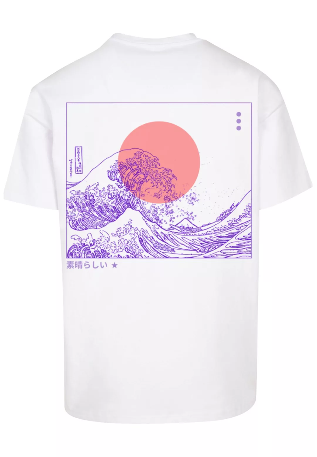 F4NT4STIC T-Shirt "Kanagawa Welle Japan", Print günstig online kaufen