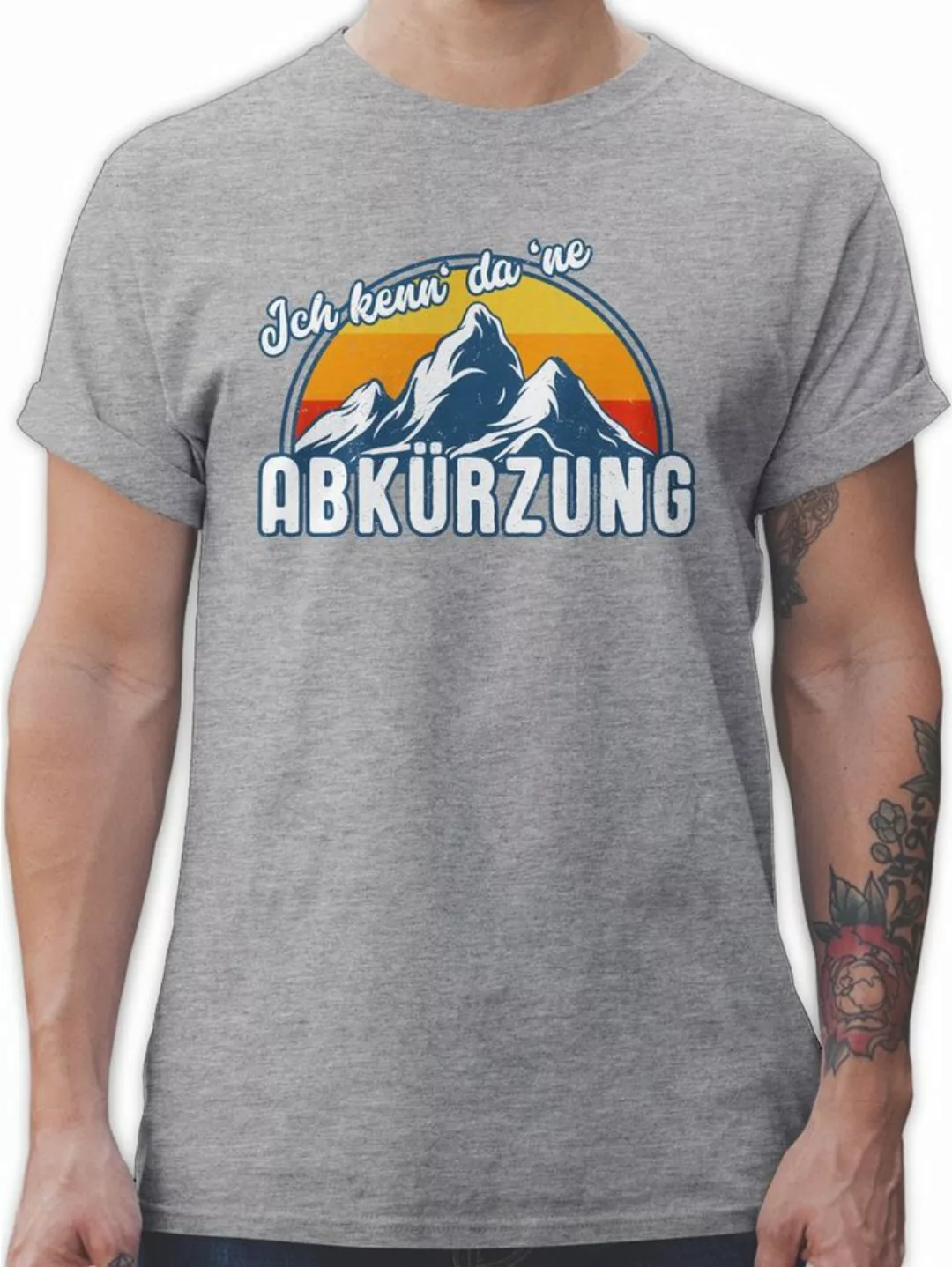 Shirtracer T-Shirt Ich kenn' da 'ne Abkürzung Retro Vintage Sport Zubehör günstig online kaufen