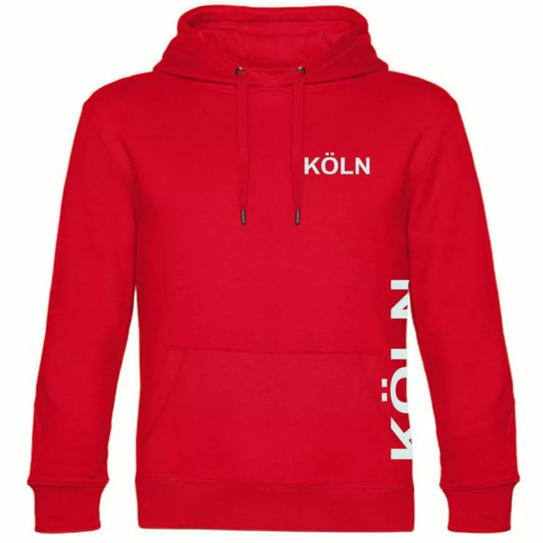 multifanshop Kapuzensweatshirt Köln - Brust & Seite - Hoodie günstig online kaufen