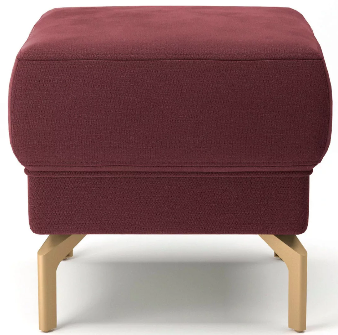 sit&more Hocker "Orient 4 V", goldfabene Metallfüße günstig online kaufen