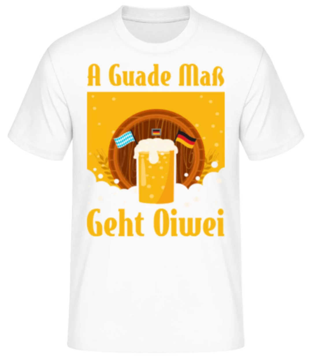 Oktoberfest A Guade Maß · Männer Basic T-Shirt günstig online kaufen