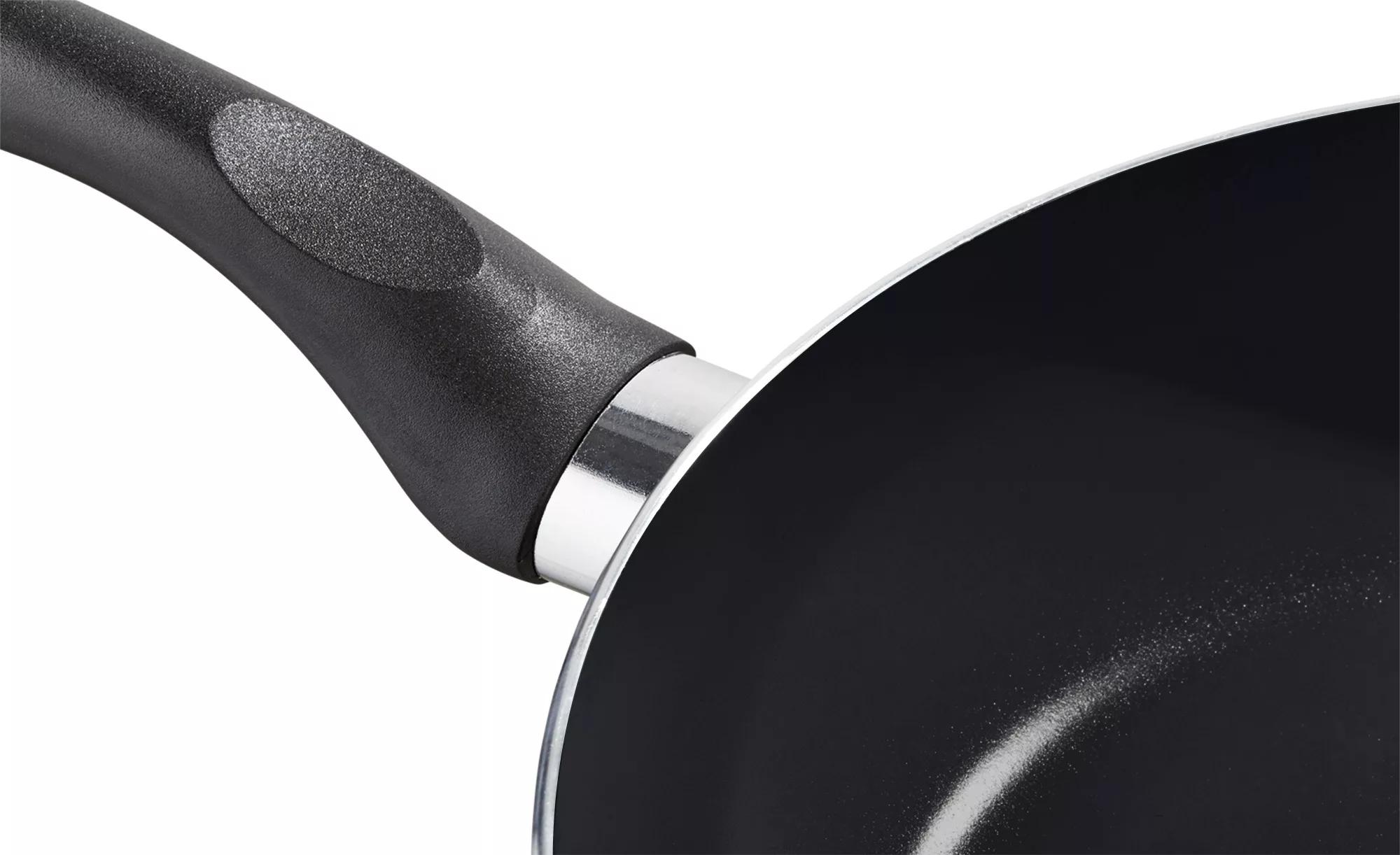 KHG Pfannenset 3-teilig - schwarz - Aluminium - Sconto günstig online kaufen