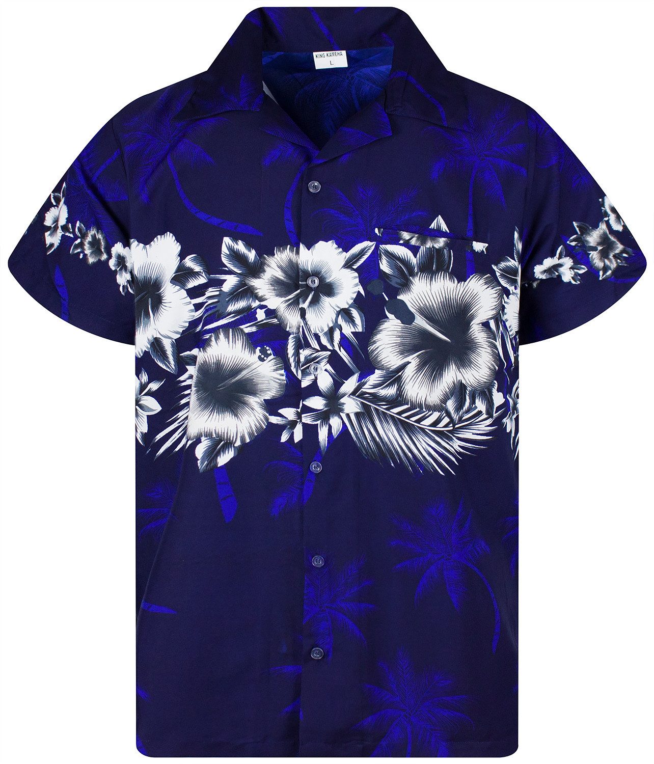 King Kameha Hawaiihemd Flower Chest Funky günstig online kaufen