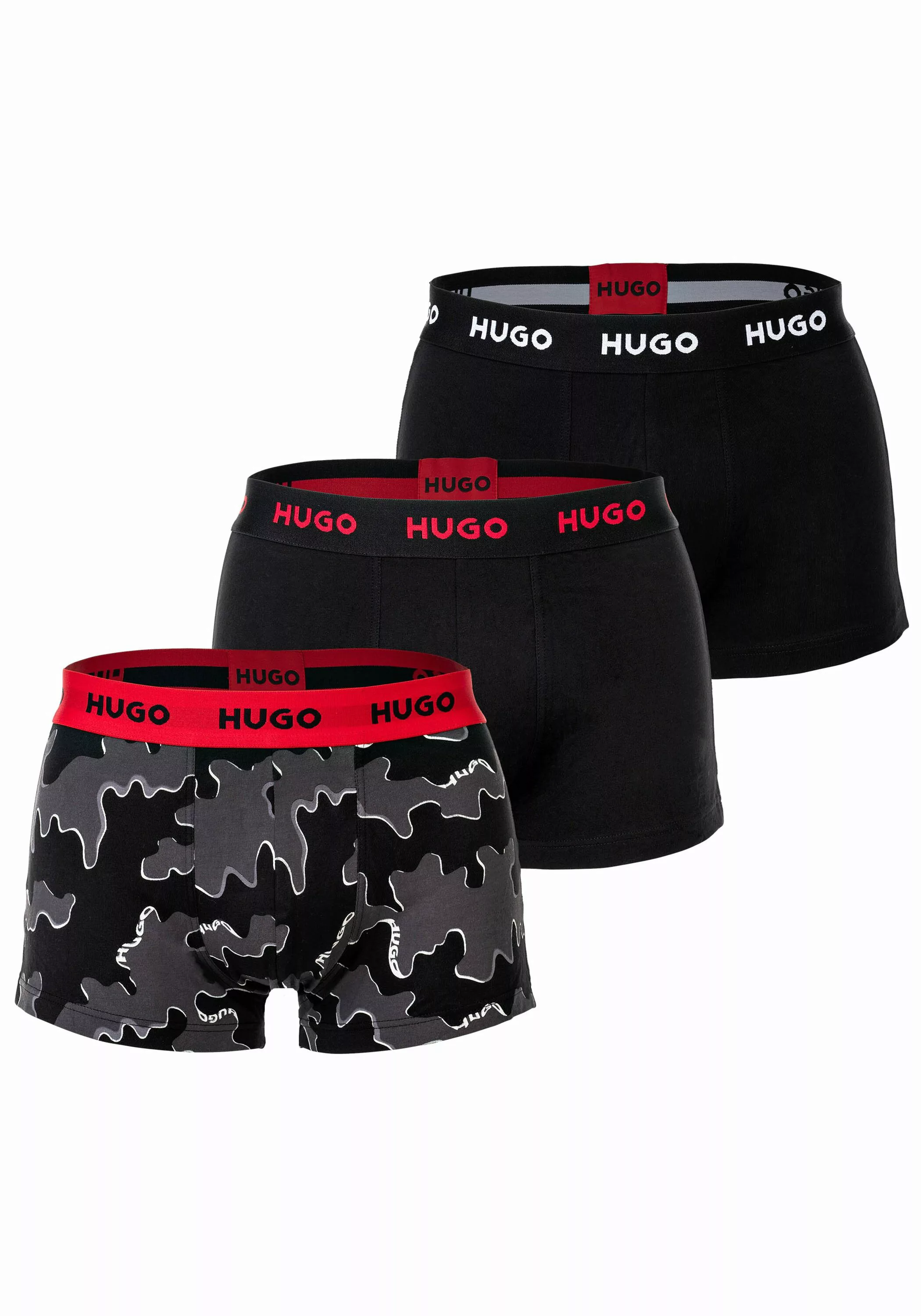 HUGO Boxershorts "Boxershort TRUNK TRIPLET DESIGN 3er Pack" günstig online kaufen