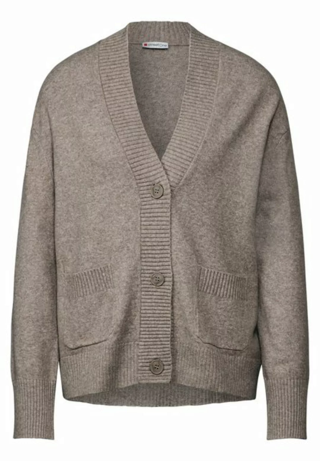 STREET ONE Strickjacke, in melierter Optik günstig online kaufen