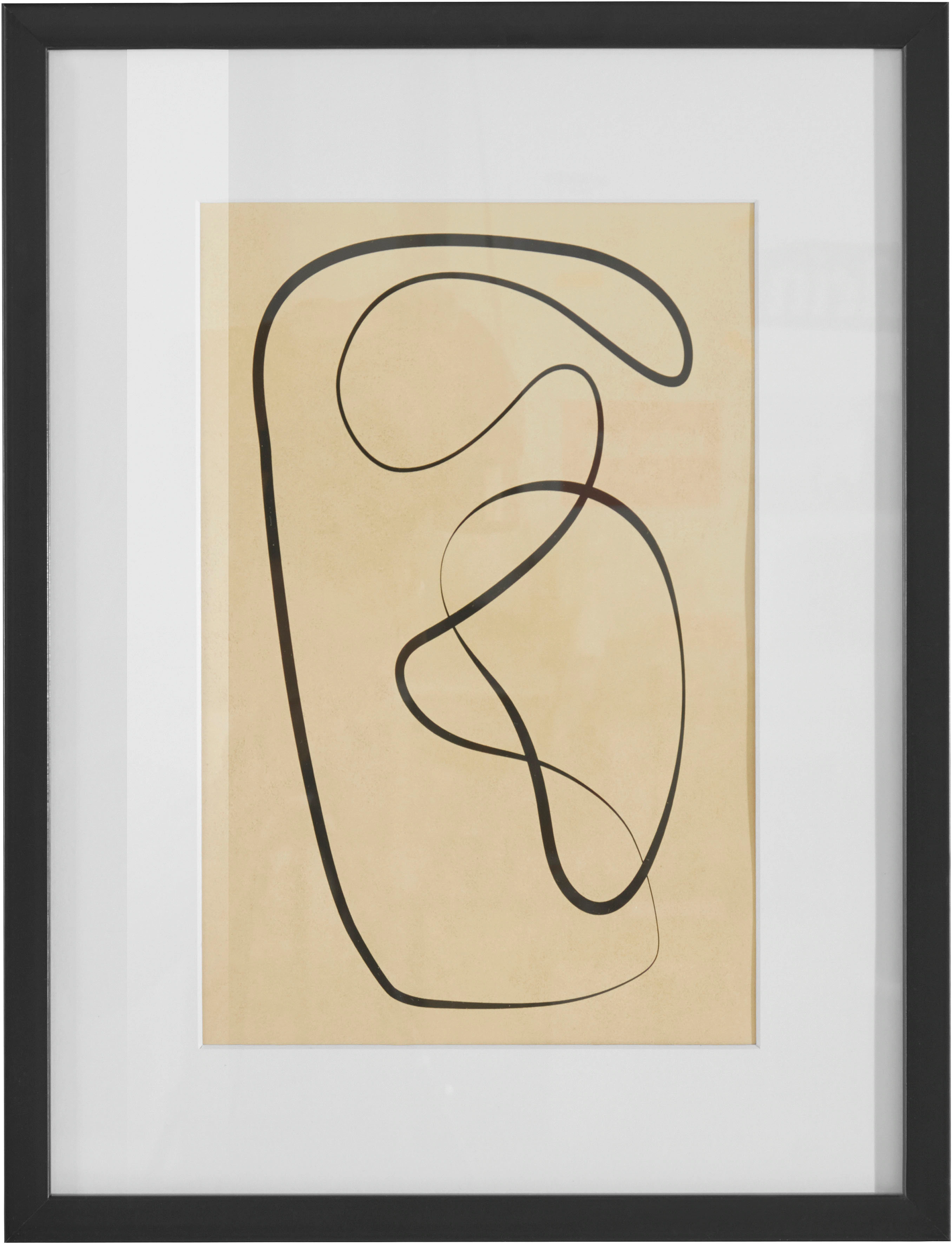 LeGer Home by Lena Gercke Bild "Abstract", Abstrakt, (1 St.), Poster, beige günstig online kaufen