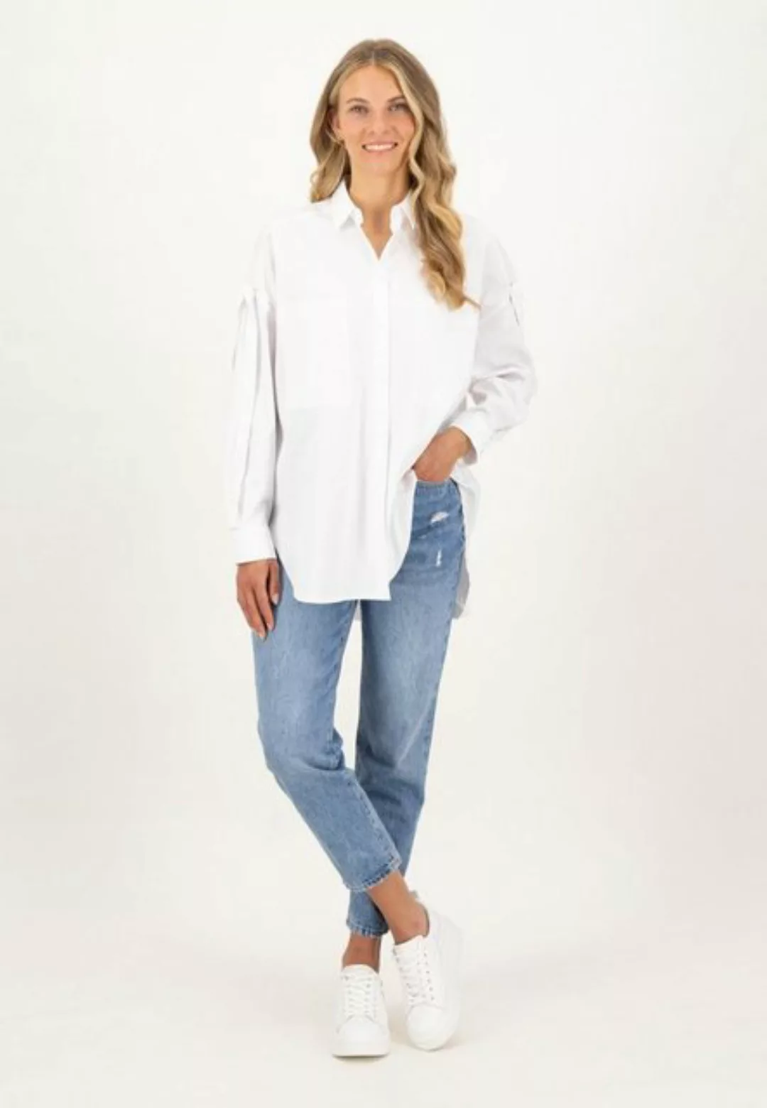 Just White Hemdbluse Bluse 1/1 Arm 010 günstig online kaufen