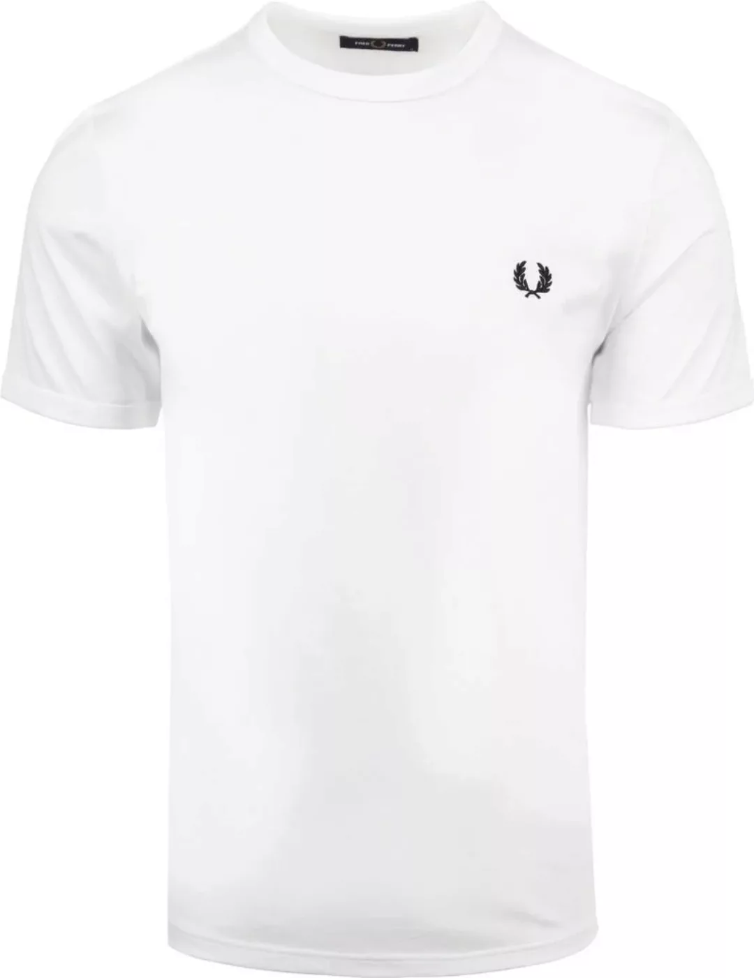 Fred Perry Ringer T-Shirt Weiß - Größe XL günstig online kaufen