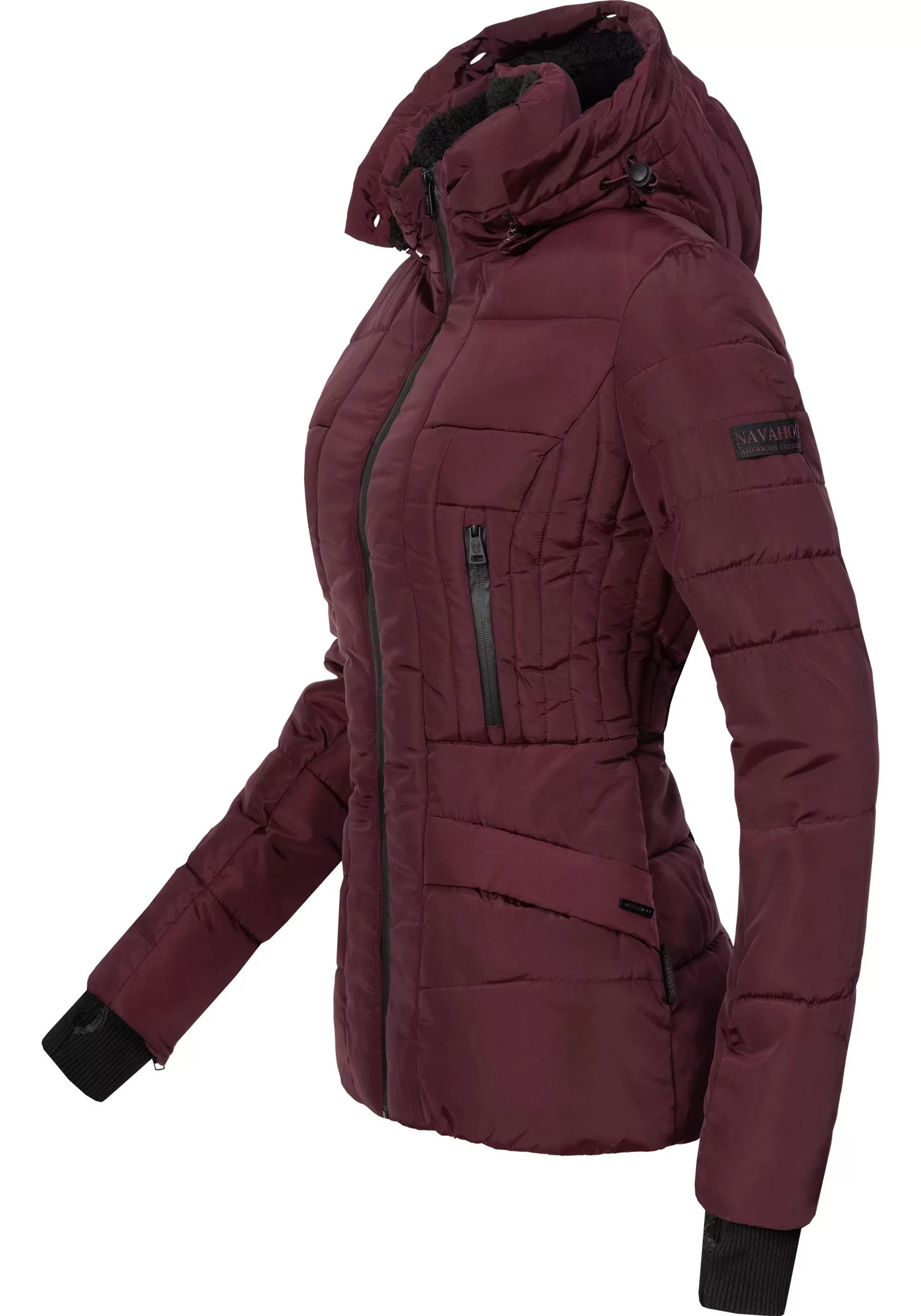 Navahoo Steppjacke "Adele", mit Kapuze, hochwertige Winterjacke mit edler K günstig online kaufen