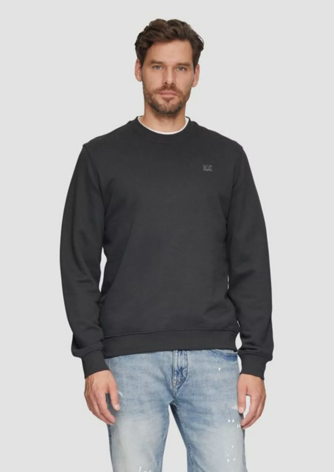 s.Oliver Sweatshirt, mit Logo Stickerei günstig online kaufen