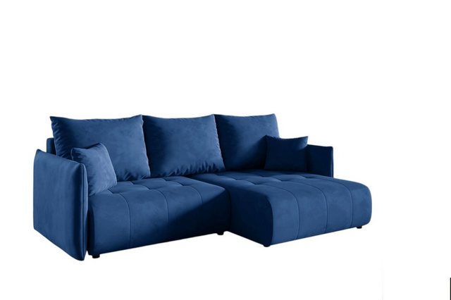 Fun Möbel Ecksofa Schlafsofa Sofa CANIO in Stoff Monolith, Ottomane Links o günstig online kaufen