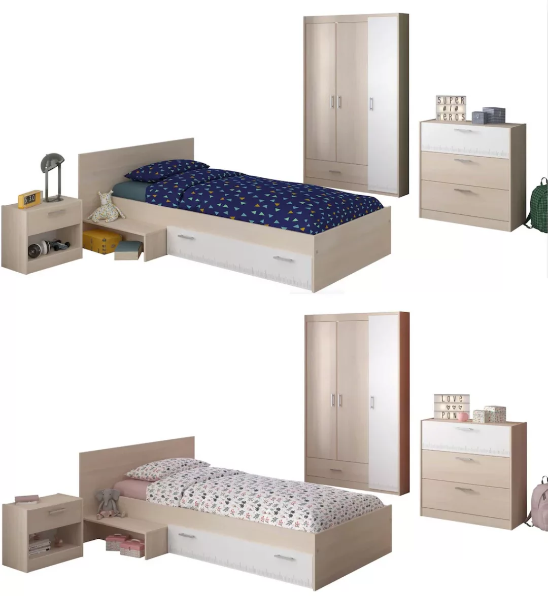 Parisot Jugendzimmer-Set "Parisot Kinderimmer Charly 12", (4 tlg.) günstig online kaufen