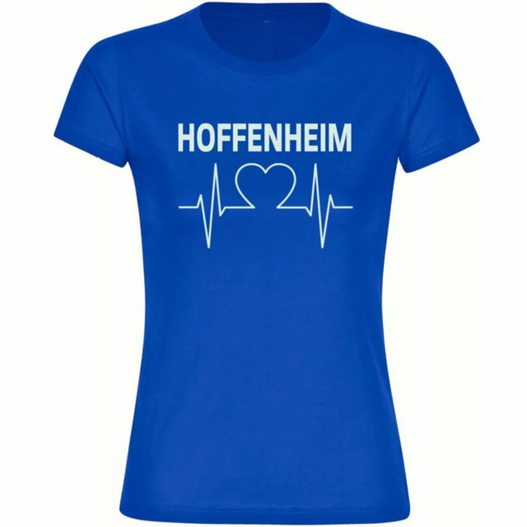 multifanshop T-Shirt Damen Hoffenheim - Herzschlag - Frauen günstig online kaufen