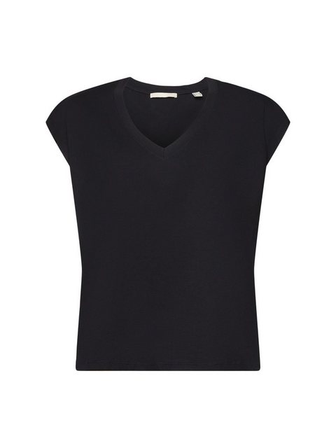 edc by Esprit T-Shirt Ärmelloses Baumwolltop mit V-Ausschnitt (1-tlg) günstig online kaufen