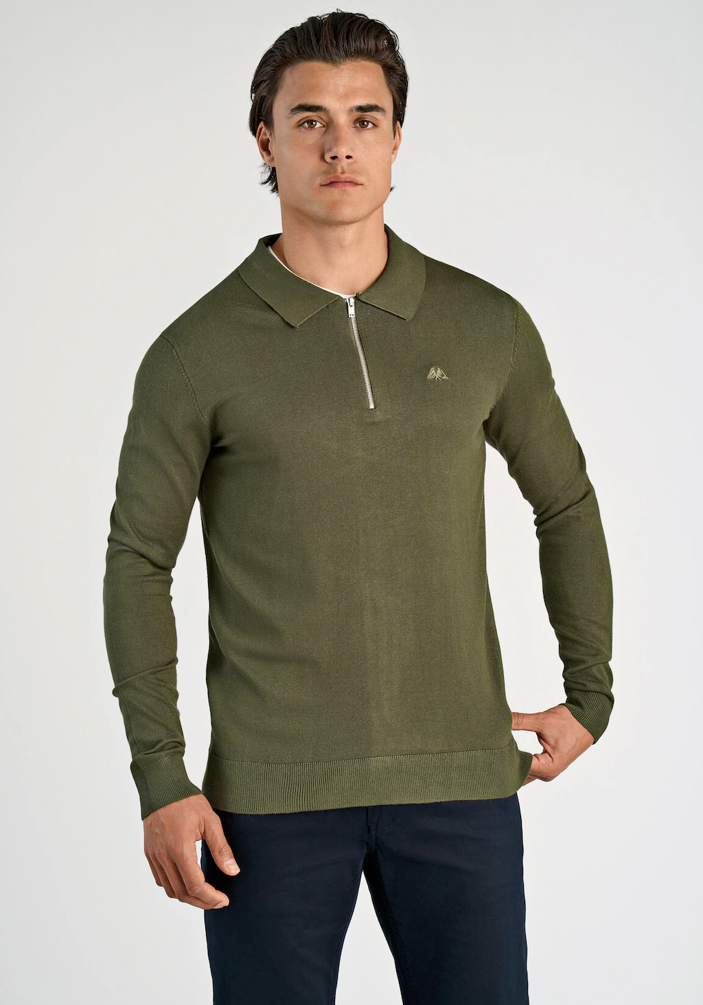 LINDBERGH Langarm-Poloshirt "Lindbergh Troyer" günstig online kaufen
