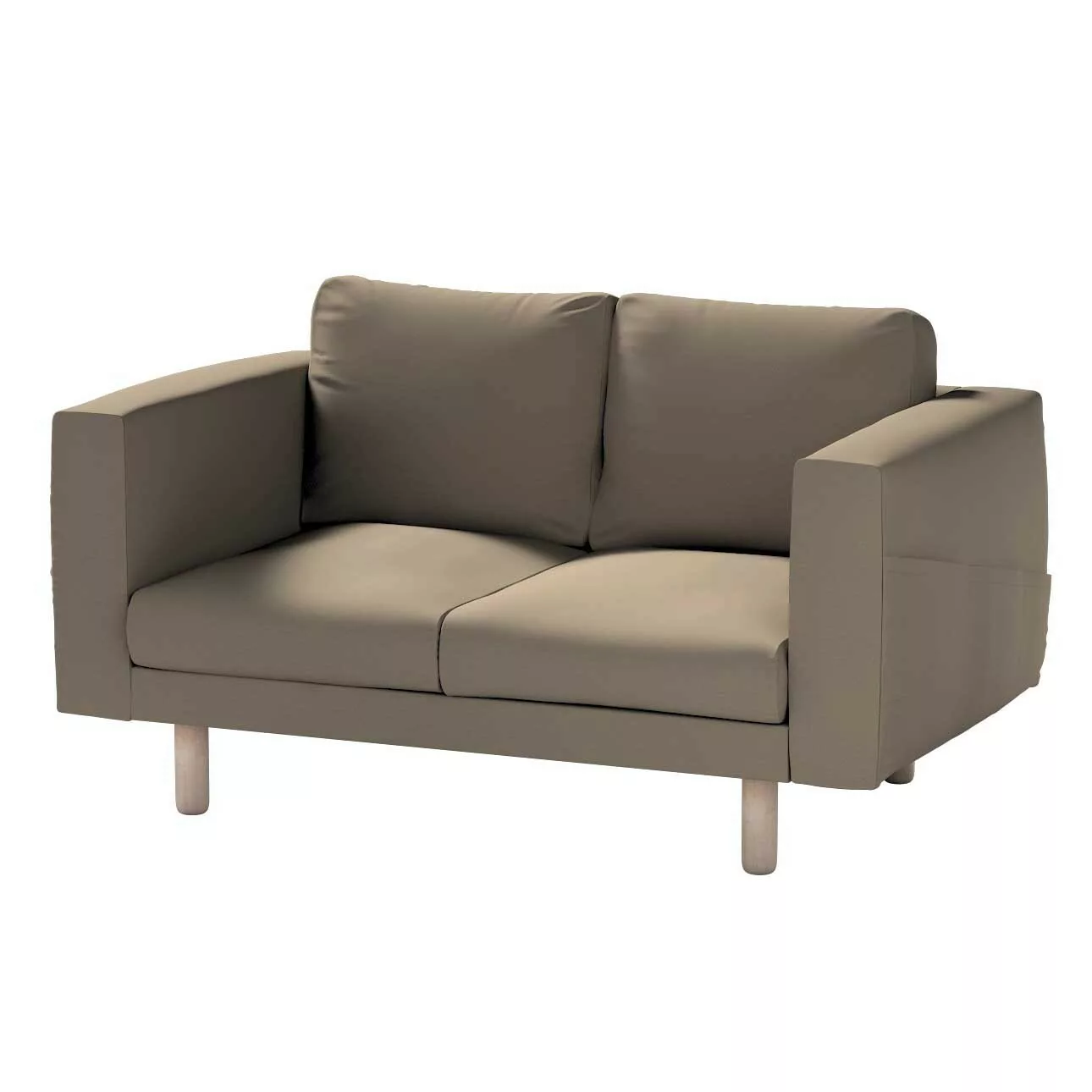 Bezug für Norsborg 2-Sitzer Sofa, mokka, Norsborg 2-Sitzer Sofabezug, Livin günstig online kaufen