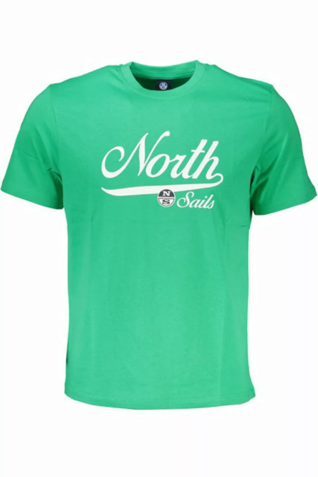 North Sails T-Shirt Grünes Herren T-Shirt mit Rundhalsausschnitt und günstig online kaufen