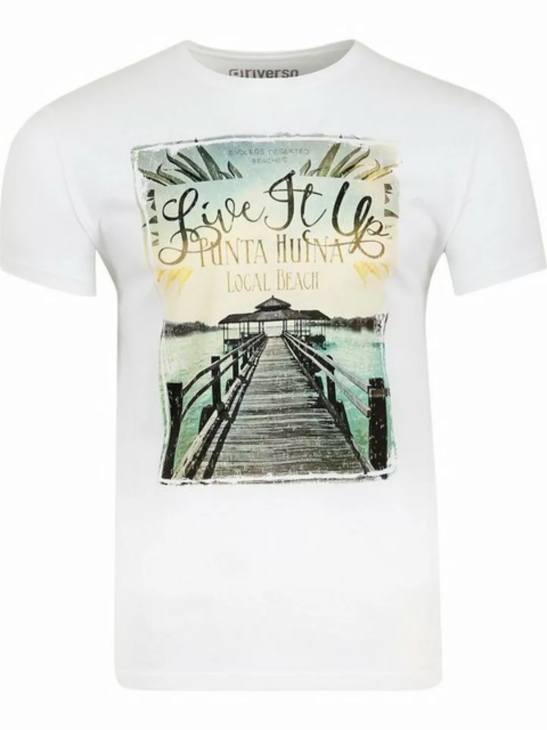 riverso Tshirt Herren Baumwolle Regular Fit RIVLukas günstig online kaufen