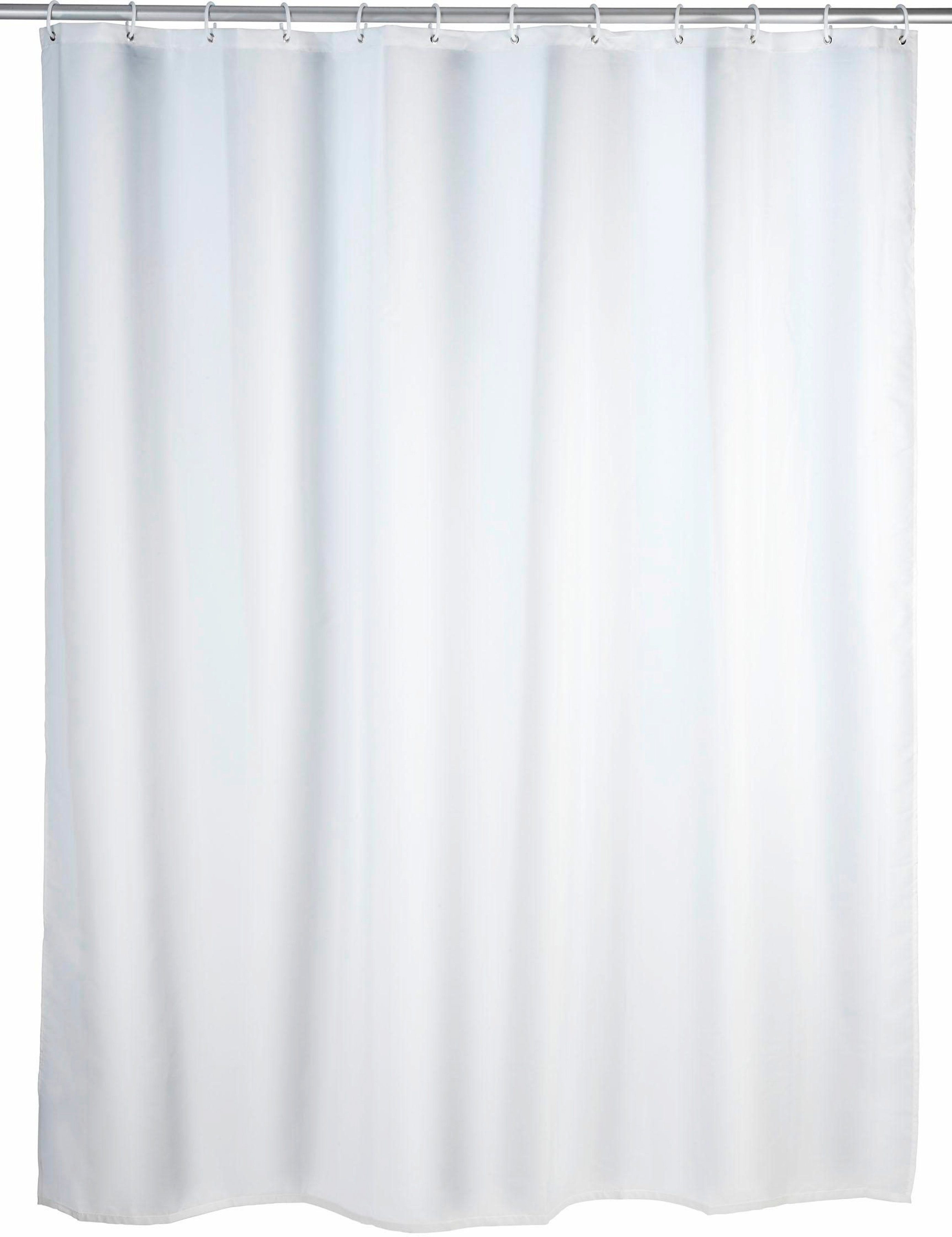 WENKO Duschvorhang Uni White Breite 180 günstig online kaufen