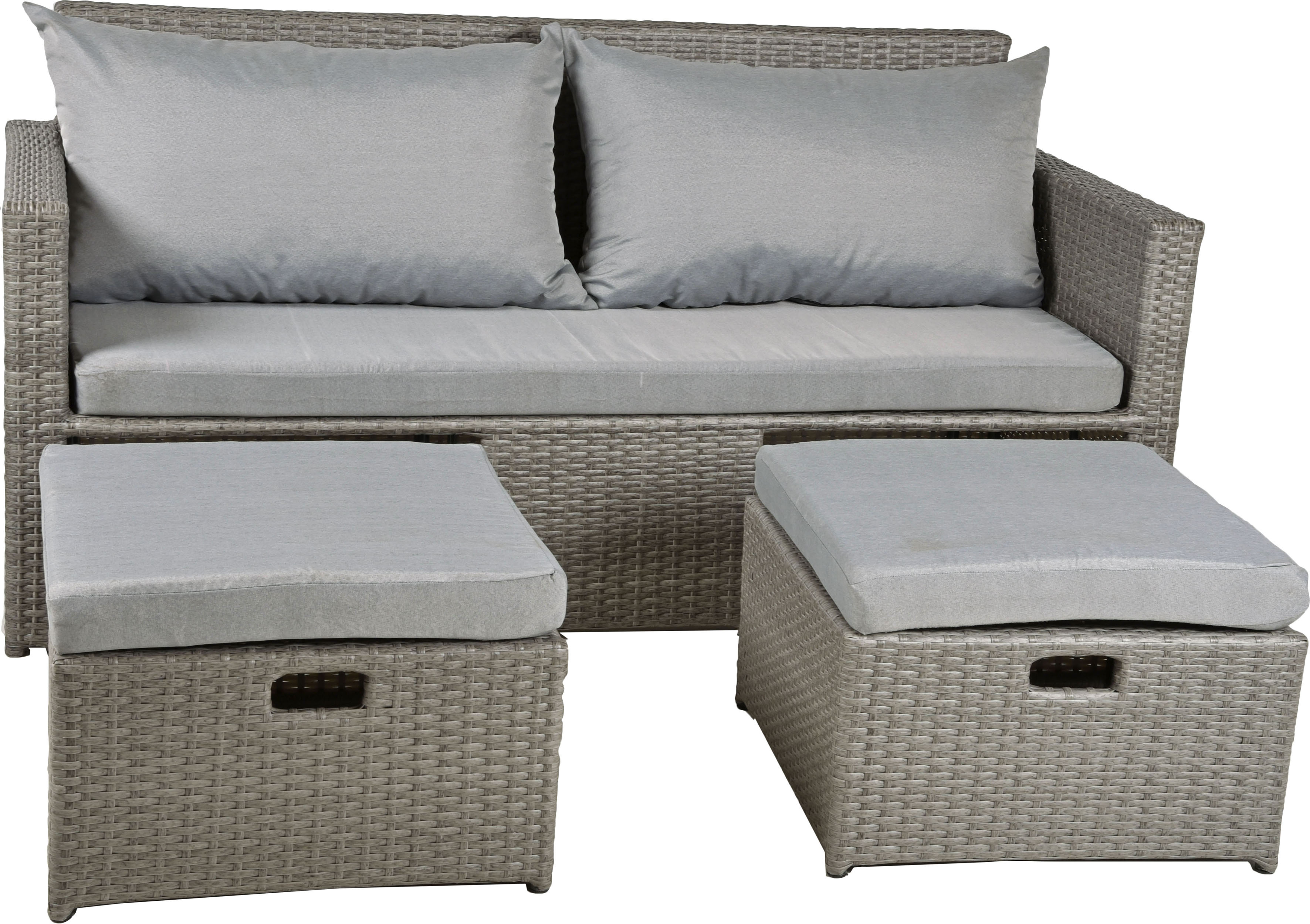 Garden Pleasure Lounge-Sofa Malta 180 cm x 86 cm x 76 cm günstig online kaufen