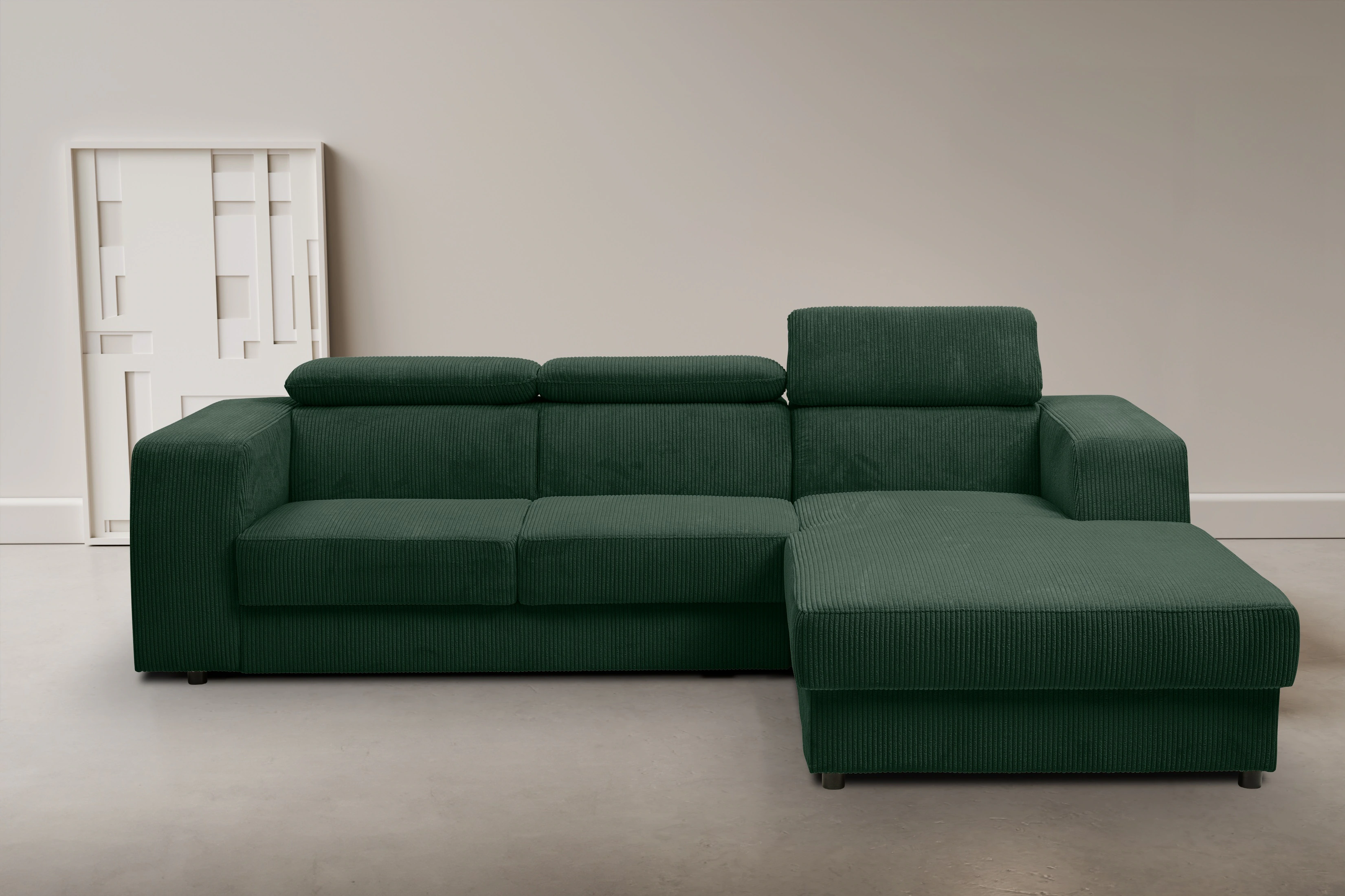 WERK2 Ecksofa "Cherry, modernes Sofa mit Komfortfunktionen, Breite 270cm, L günstig online kaufen