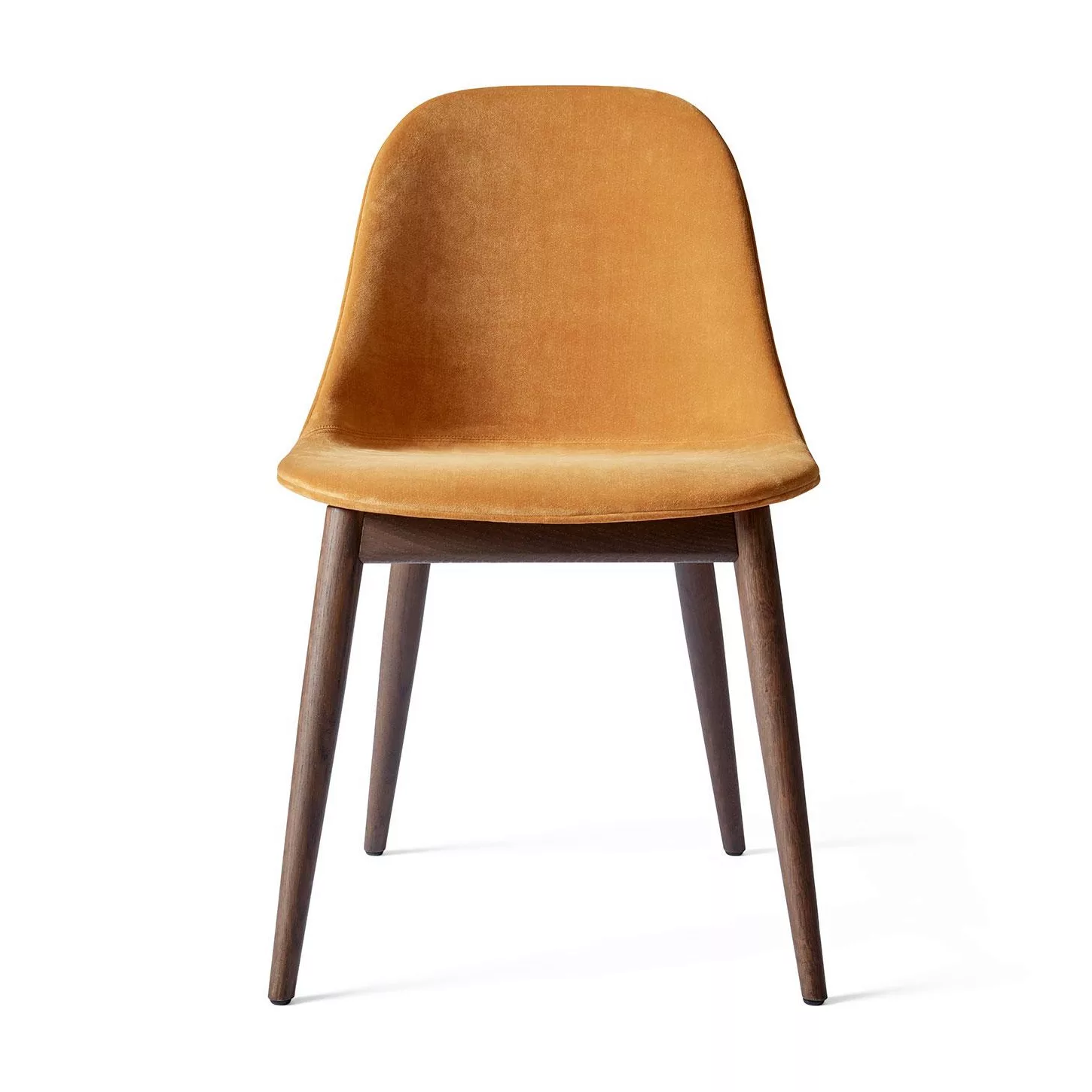 Menu - Harbour Side Chair Gestell Eiche dunkel Samt - ocker/ /BxHxT 58.5x81 günstig online kaufen