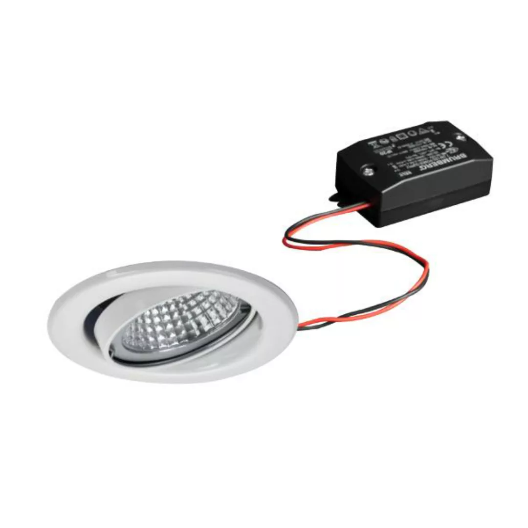 Brumberg LED-Einbaustrahlerset, schaltbar, weiß, rund - 38180073 günstig online kaufen