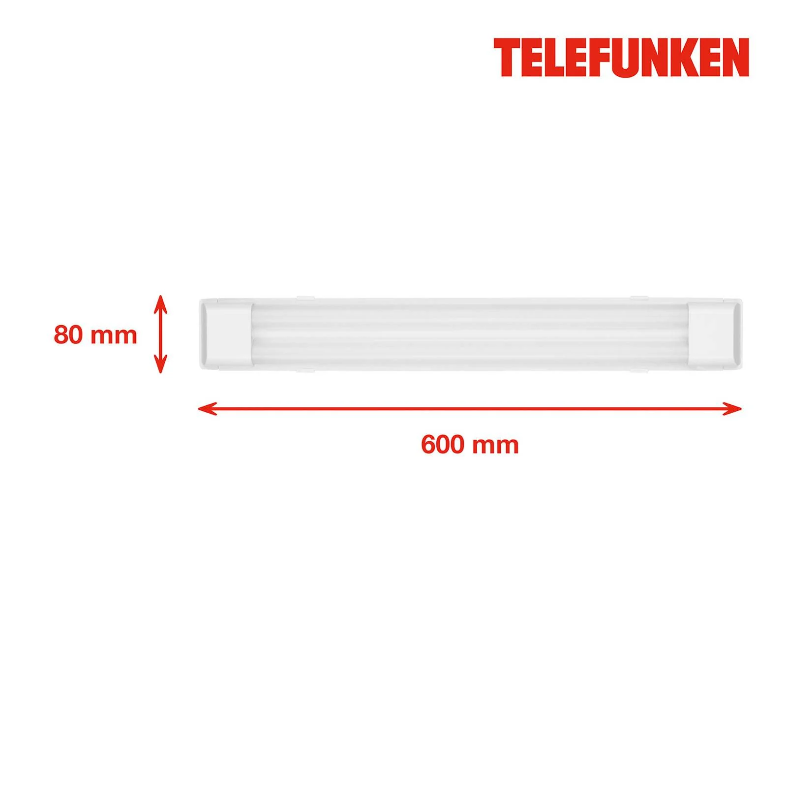 LED-Deckenleuchte Maat, Länge 60cm, weiß, 840 günstig online kaufen