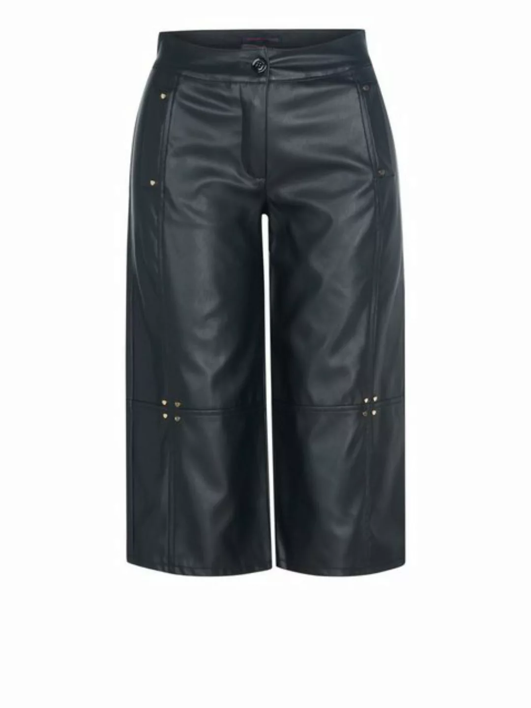 Trussardi Jeans Lederimitathose Trussardi jeans Hose schwarz günstig online kaufen