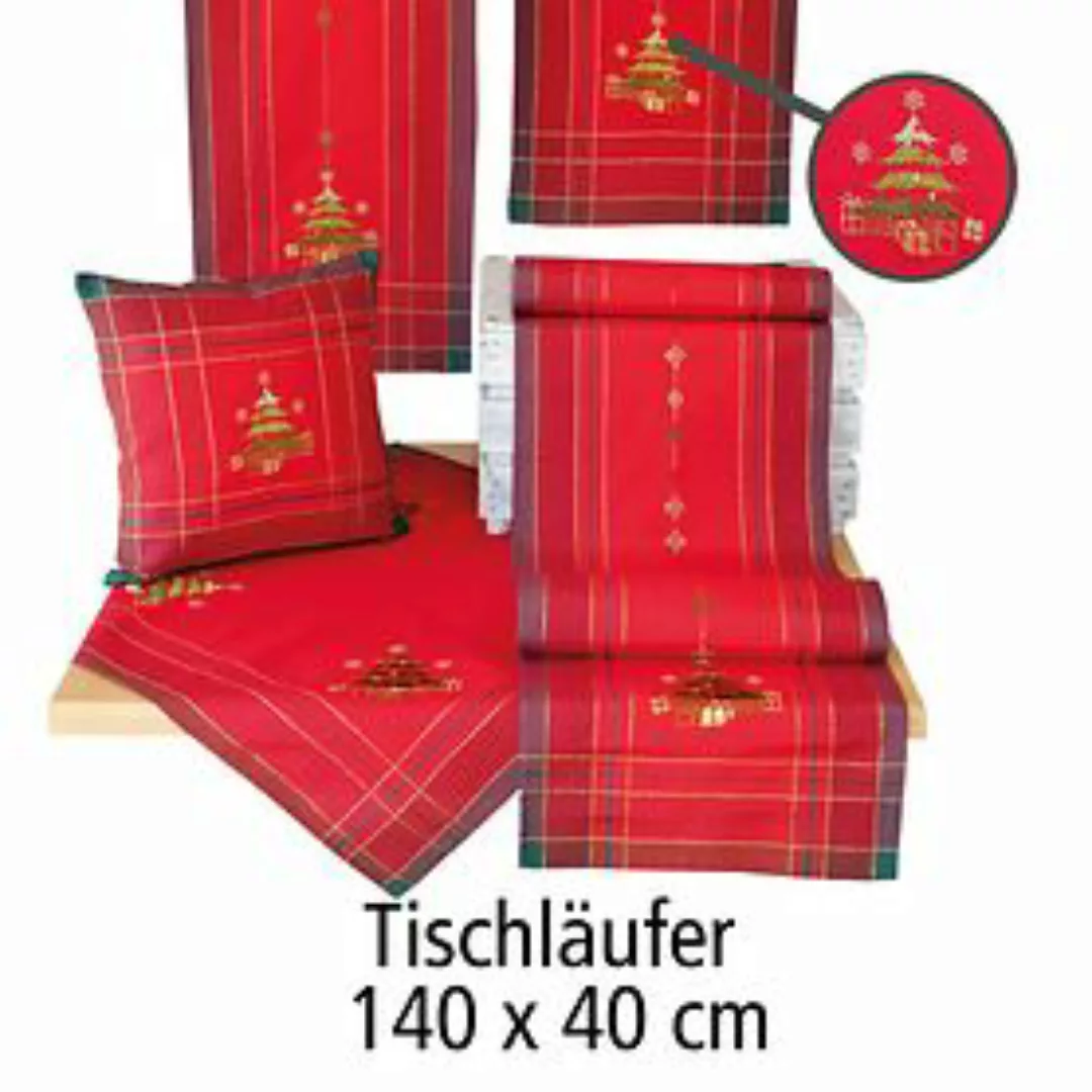 Tischläufer 'Weihnachtsbaum' 140x40 günstig online kaufen