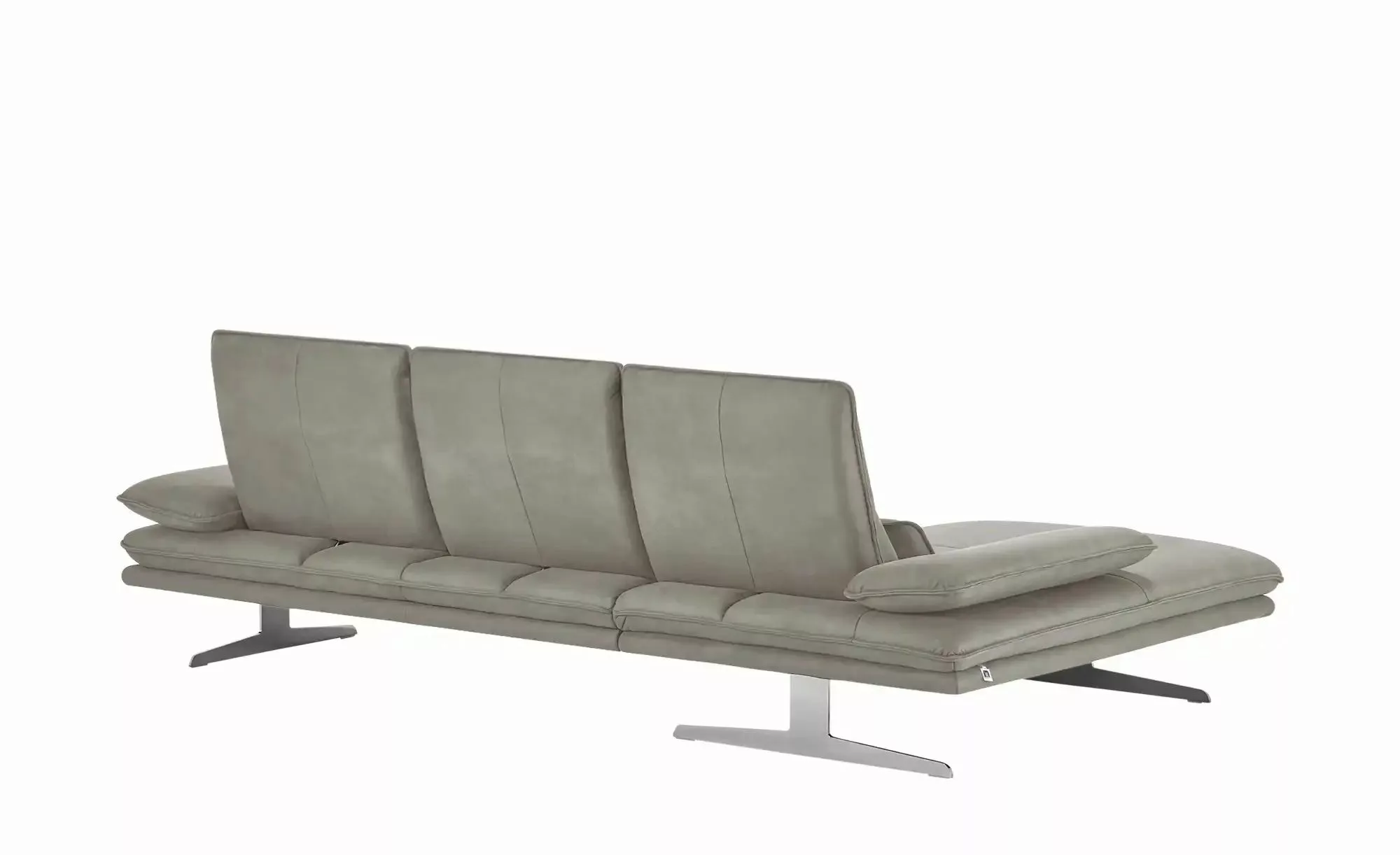 W.SCHILLIG Ecksofa aus Mikrofaser Broadway ¦ grau ¦ Maße (cm): B: 291 H: 94 günstig online kaufen