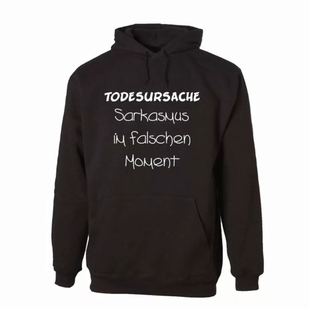 G-graphics Hoodie Todesursache – Sarkasmus im falschen Moment Unisex, mit F günstig online kaufen