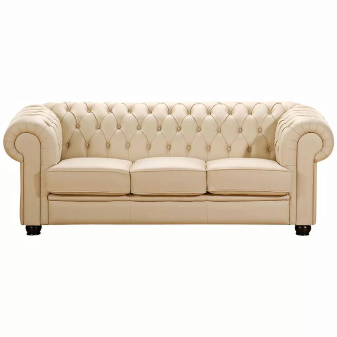 Max Winzer® Sofa Chandler, Sofa 3-Sitzer Kunstleder günstig online kaufen