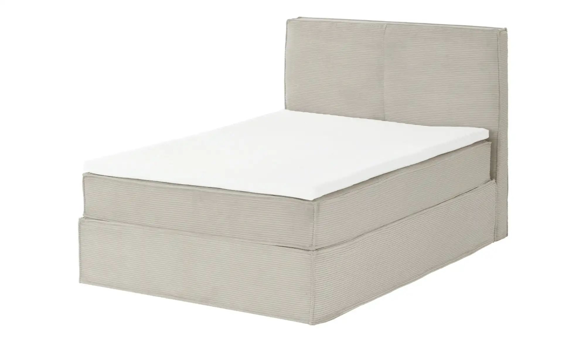 Boxi Boxspringbett mit trendigem Keder Boxi ¦ beige ¦ Maße (cm): B: 140 H: günstig online kaufen