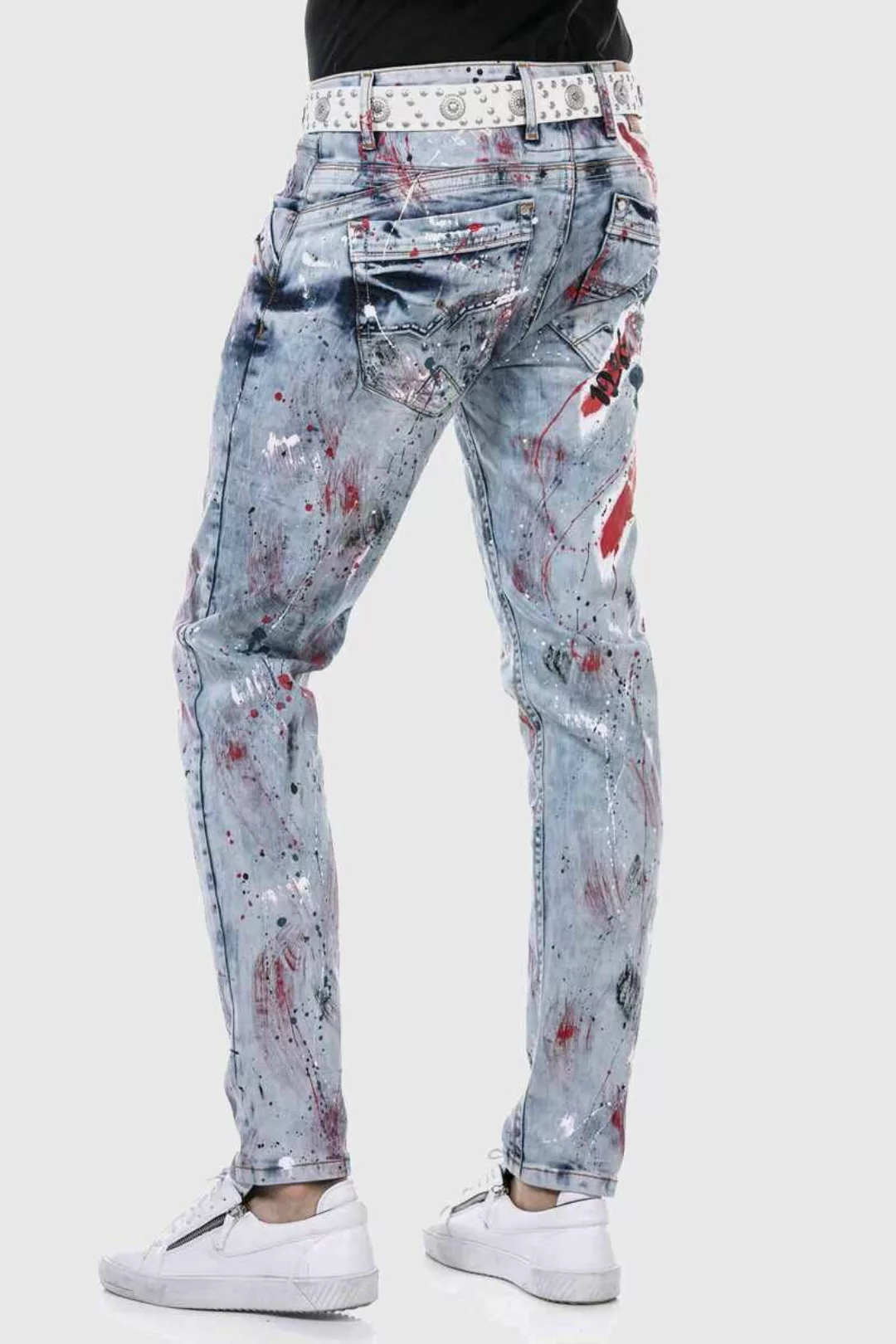 Cipo & Baxx 5-Pocket-Jeans "Jeans", mit coolem Print günstig online kaufen