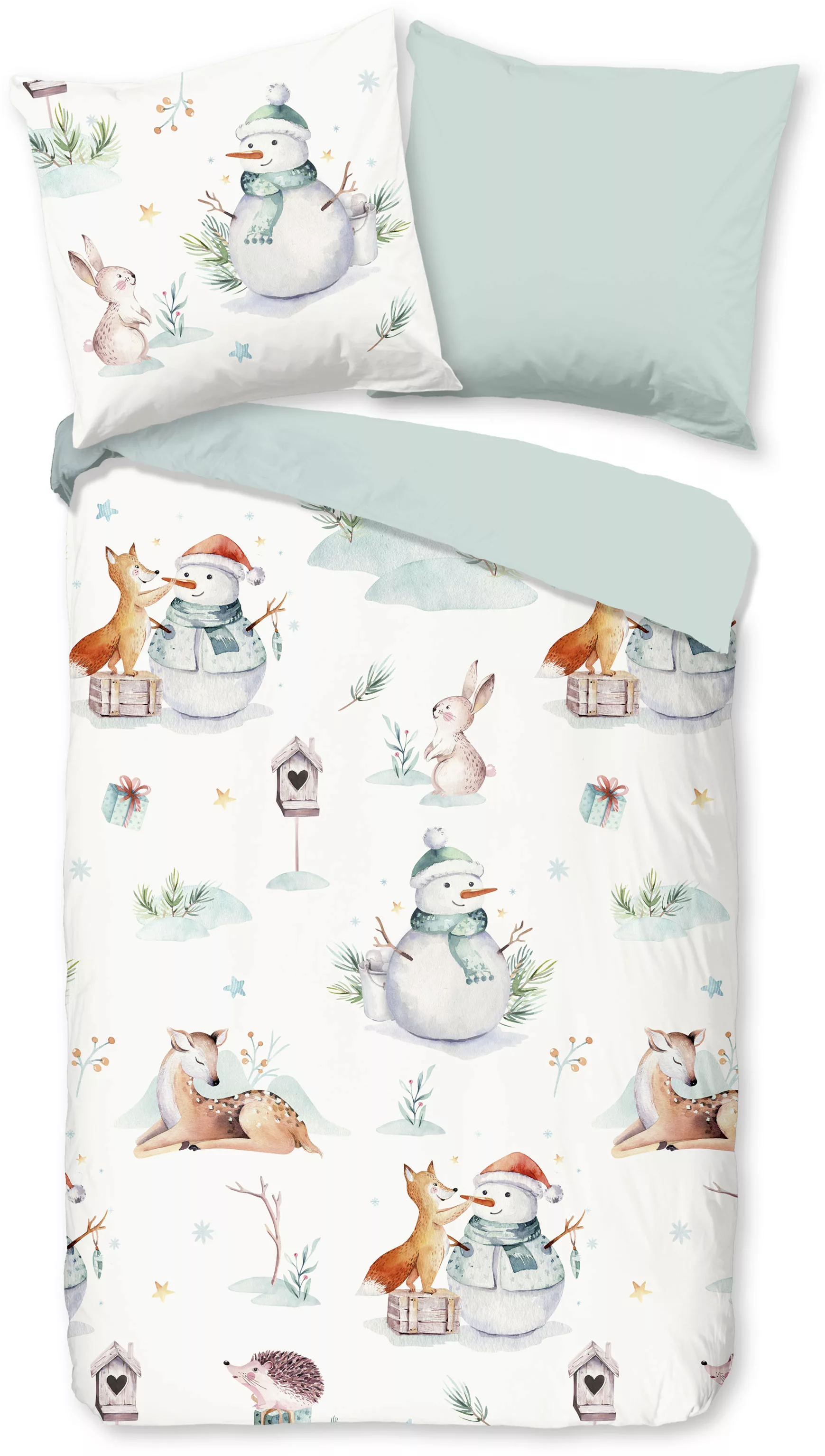 good morning Kinderbettwäsche »Magicwinter«, Flanell, Biber, 135x200, Winte günstig online kaufen