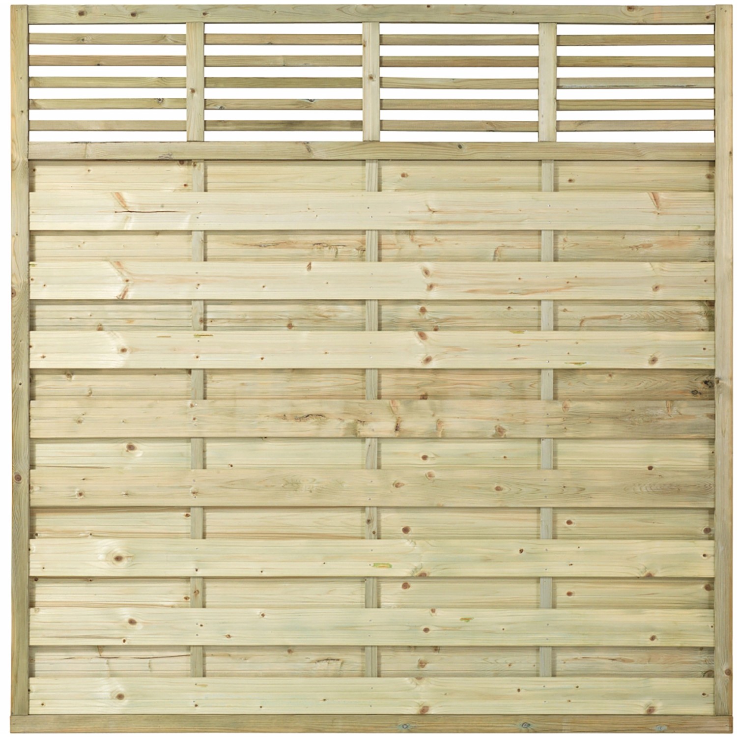 Plus Holz Sichtschutzzaun Newline Nadelholz druckimprägniert 180 cm x 180 c günstig online kaufen