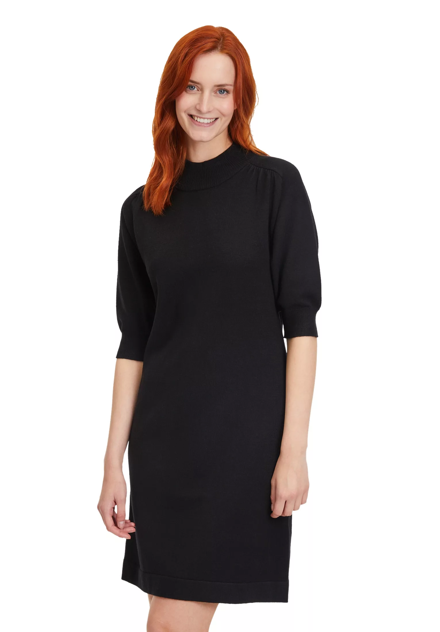 Betty&Co Strickkleid "Betty & Co Strickkleid mit Stehkragen", Nahtführung günstig online kaufen