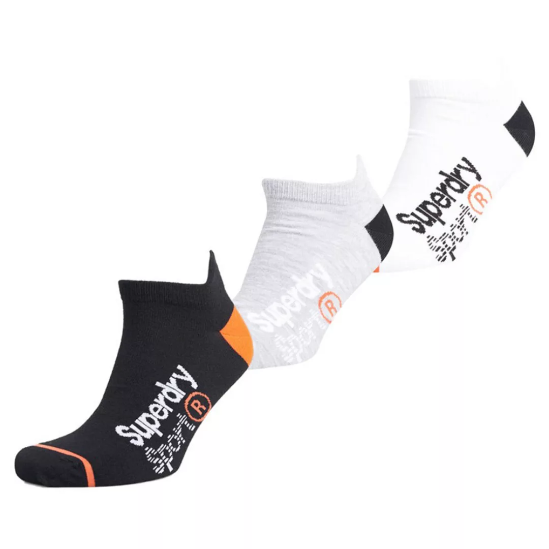 Superdry Sport Coolmax Ankle Socken 3 Paare EU 43-45 Mono Multipack günstig online kaufen