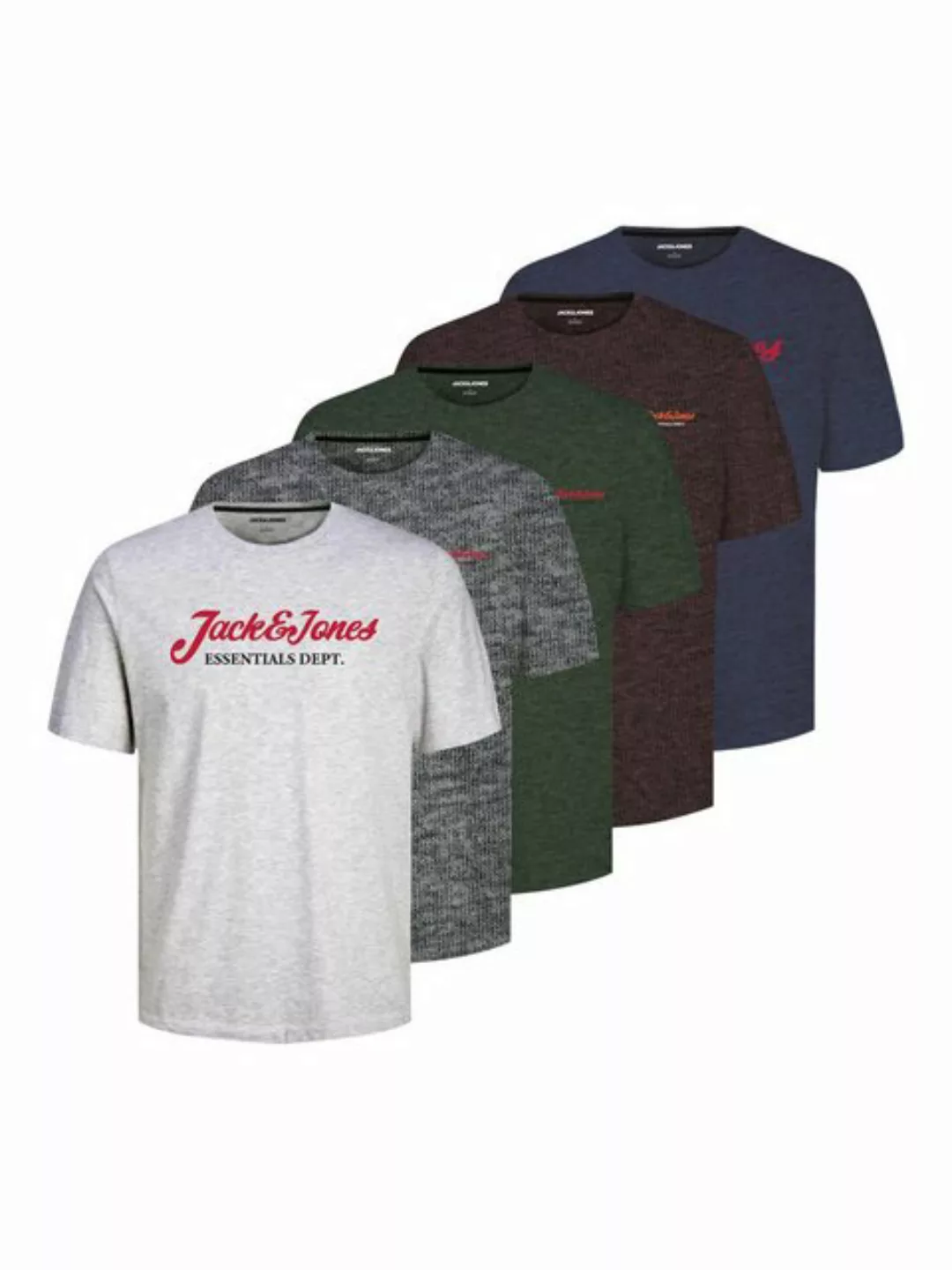 Jack & Jones T-Shirt Erik (5-tlg) günstig online kaufen