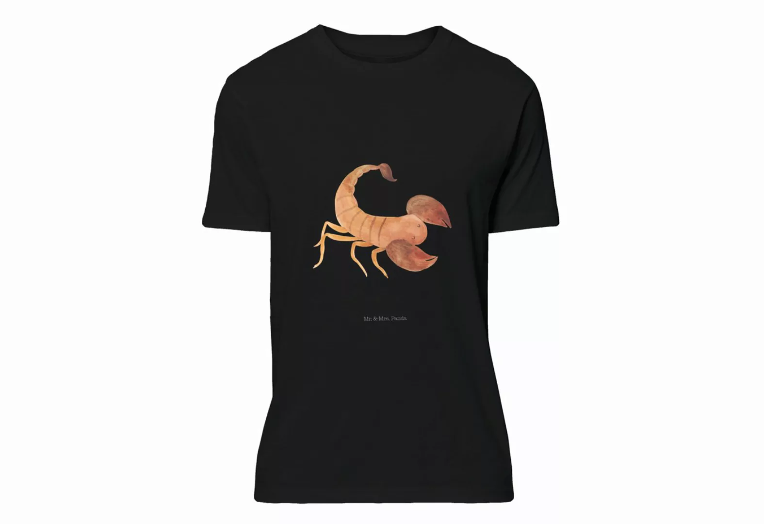 Mr. & Mrs. Panda T-Shirt Sternzeichen Skorpion - Schwarz - Geschenk, Frauen günstig online kaufen