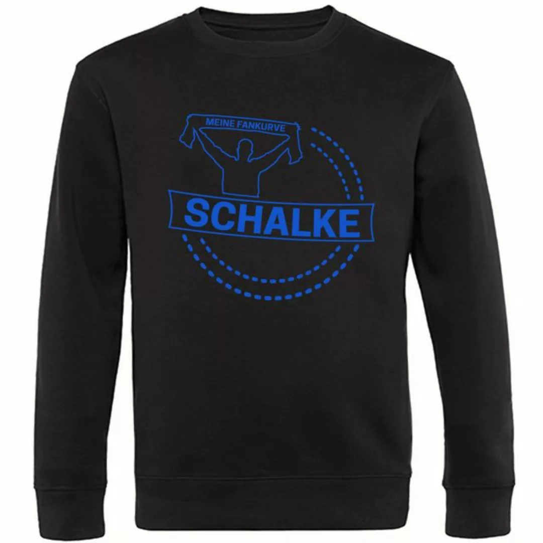 multifanshop Sweatshirt Schalke - Meine Fankurve - Pullover günstig online kaufen