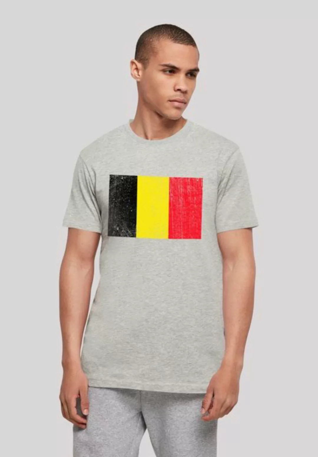 F4NT4STIC T-Shirt "Belgien Flagge Belgium", Print günstig online kaufen